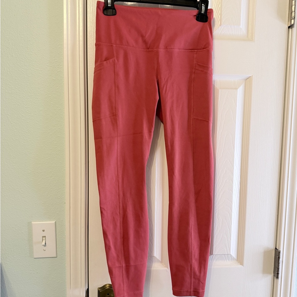 Yogalicious Women's Salmon Pink Leggings Small